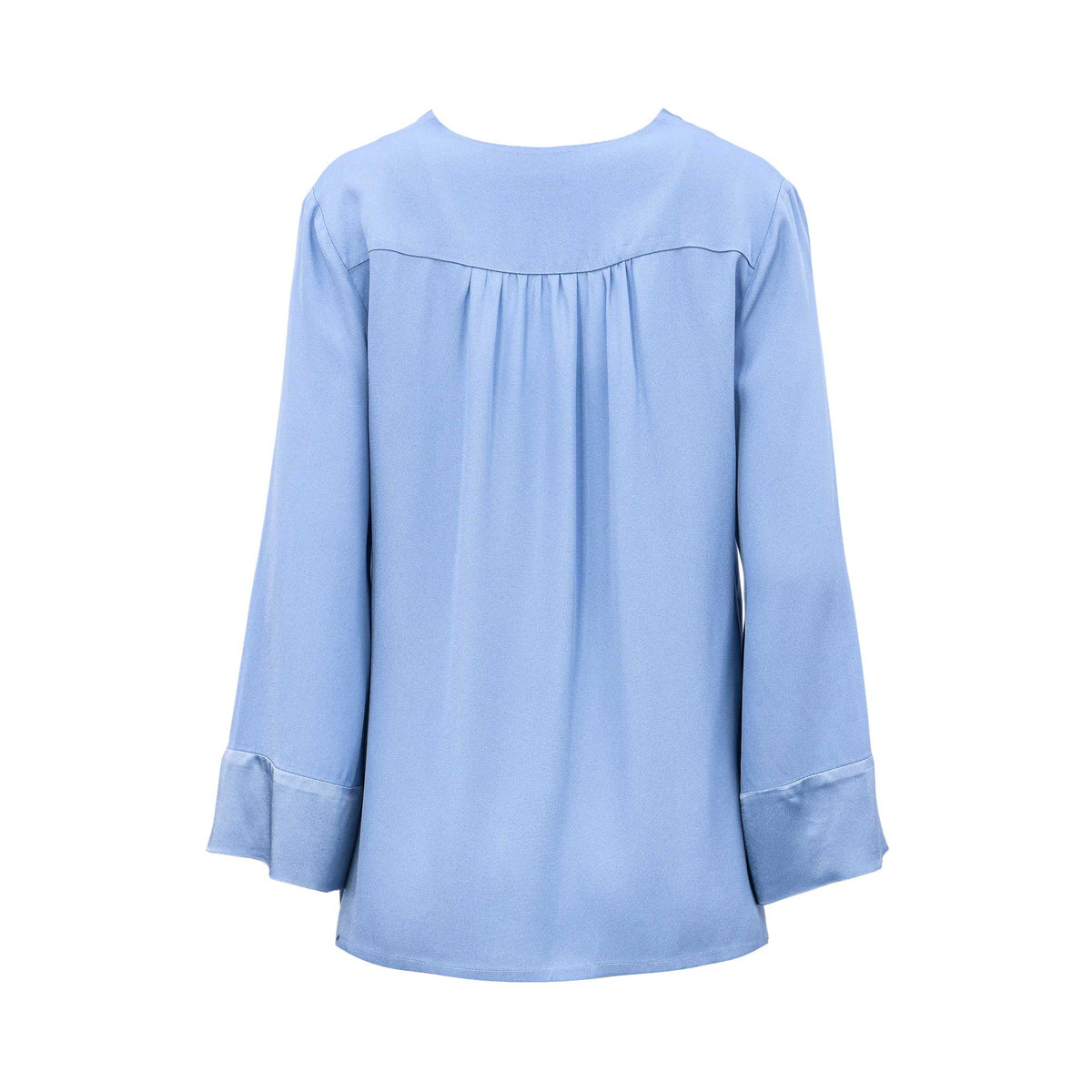 Sfizio Women's Blue Silk Blouse