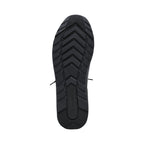 Santoni Men's Hybrid Black & Orange Leather & Knit Sneaker