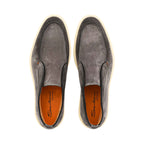 Santoni Men's Grey Loafer