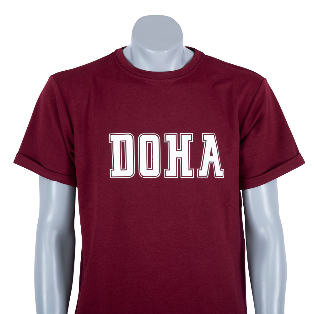 Sofya Men's T-Shirt Bordeaux Color