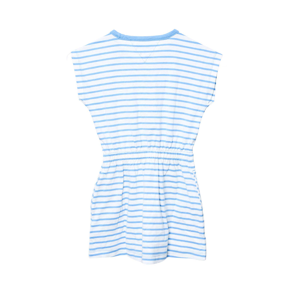 Tommy Hilfiger Kids Girl's White & Blue Dress