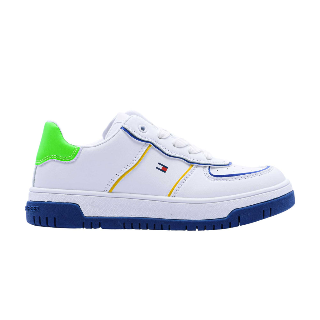Tommy Hilfiger Kids Boy's White Sneaker