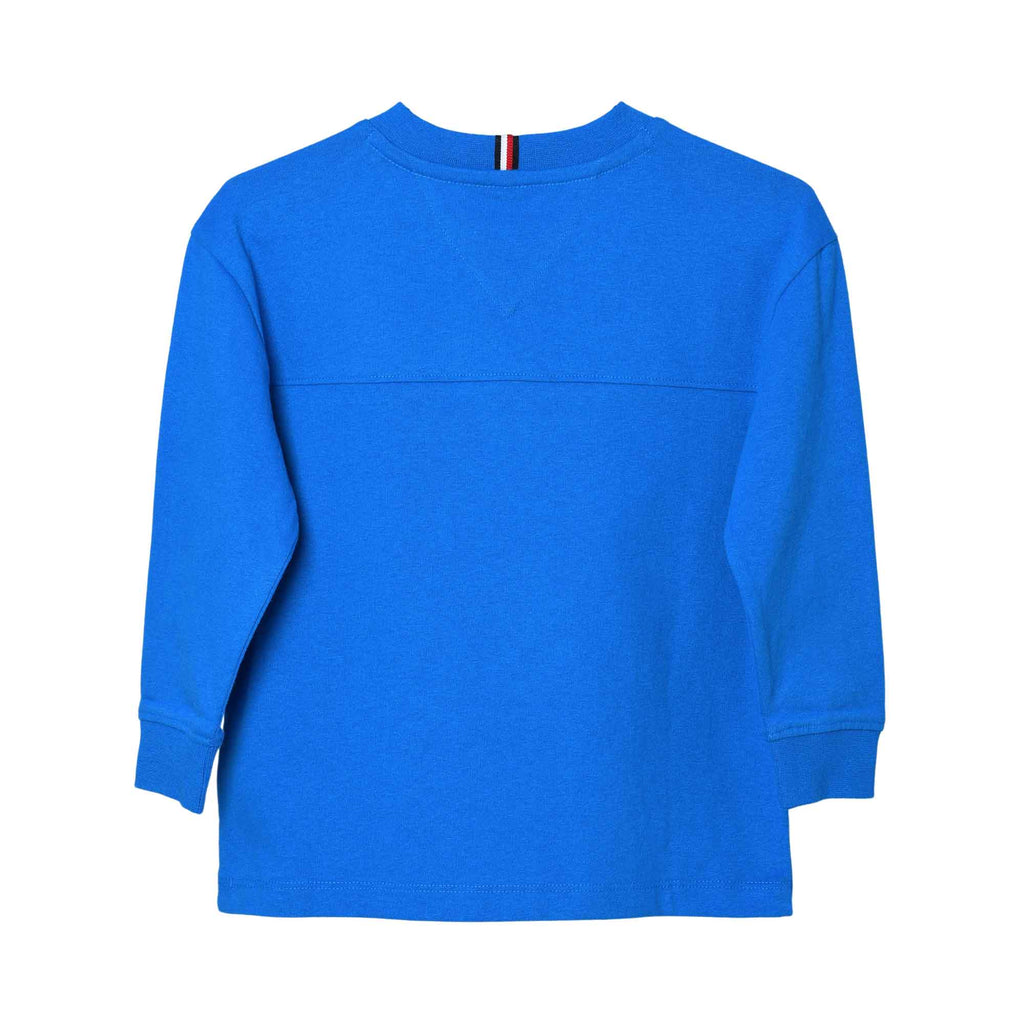 Tommy Hilfiger Kids Boy's Blue Long Sleeve T-shirt