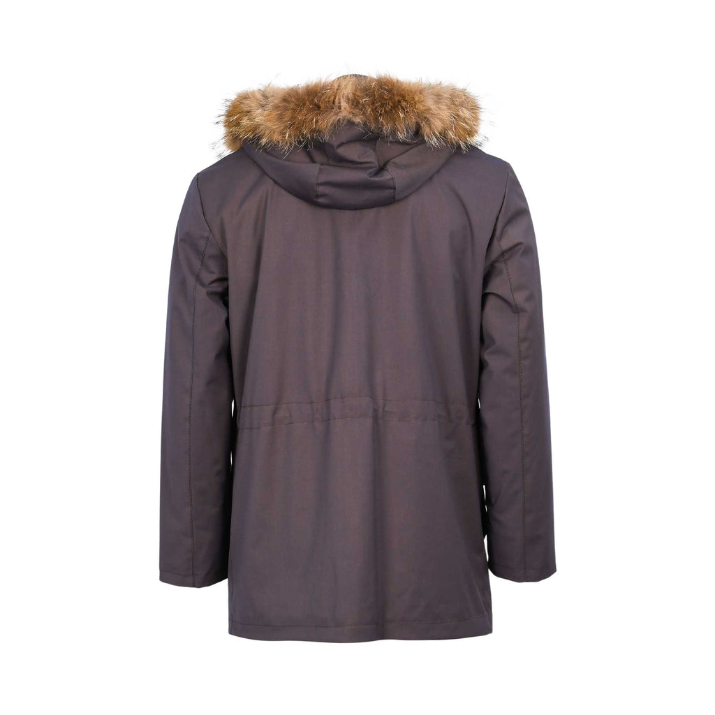 Torras Men's Fur-Trimmed Parka Jacket