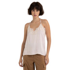 Replay Women's Viscose Top with Lace