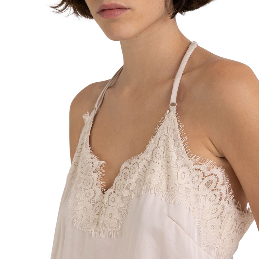 Replay Women's Viscose Top with Lace