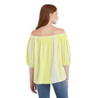 Replay Women's Blouse with Jacquard Ethnic Pattern