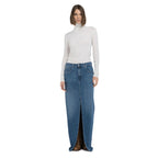 Replay Women's Slim Fit Top with Long Sleeve and Hight Neck