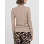Replay Women's Slim Fit Top with Long Sleeve and Hight Neck