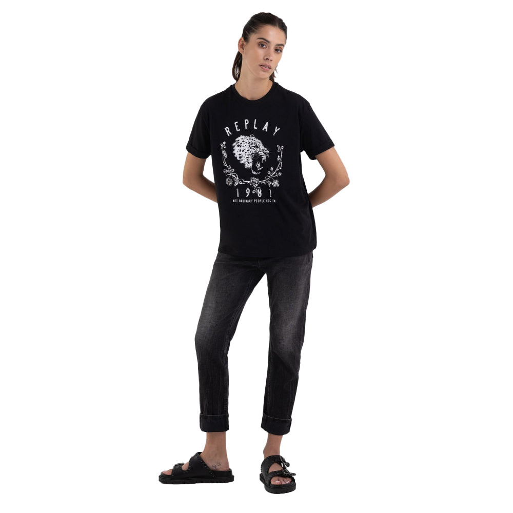 Replay Women's Oversized T-shirt with Print