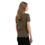 Replay Women's V-neck T-shirt with Archive Logo