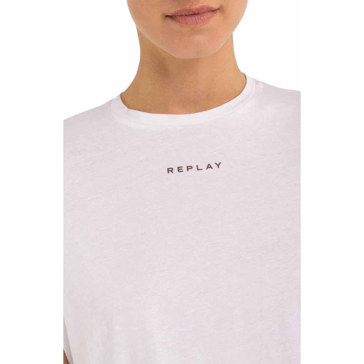 Replay Women's Jersey T-shirt with Scarf