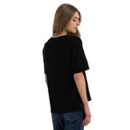 Replay Women's V-neck T-shirt in Stretch Linen