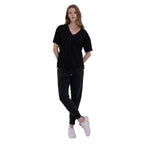 Replay Women's V-neck T-shirt in Cotton and Viscose