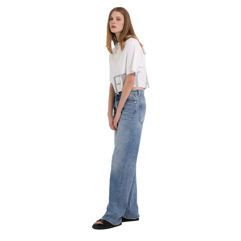 Replay Women's Cropped T-shirt with Print