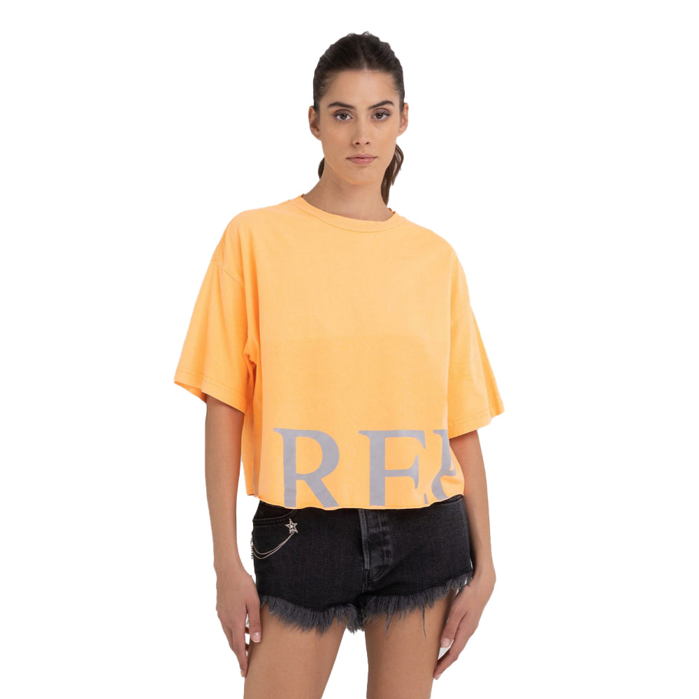 Replay Women's Cropped T-shirt with Print