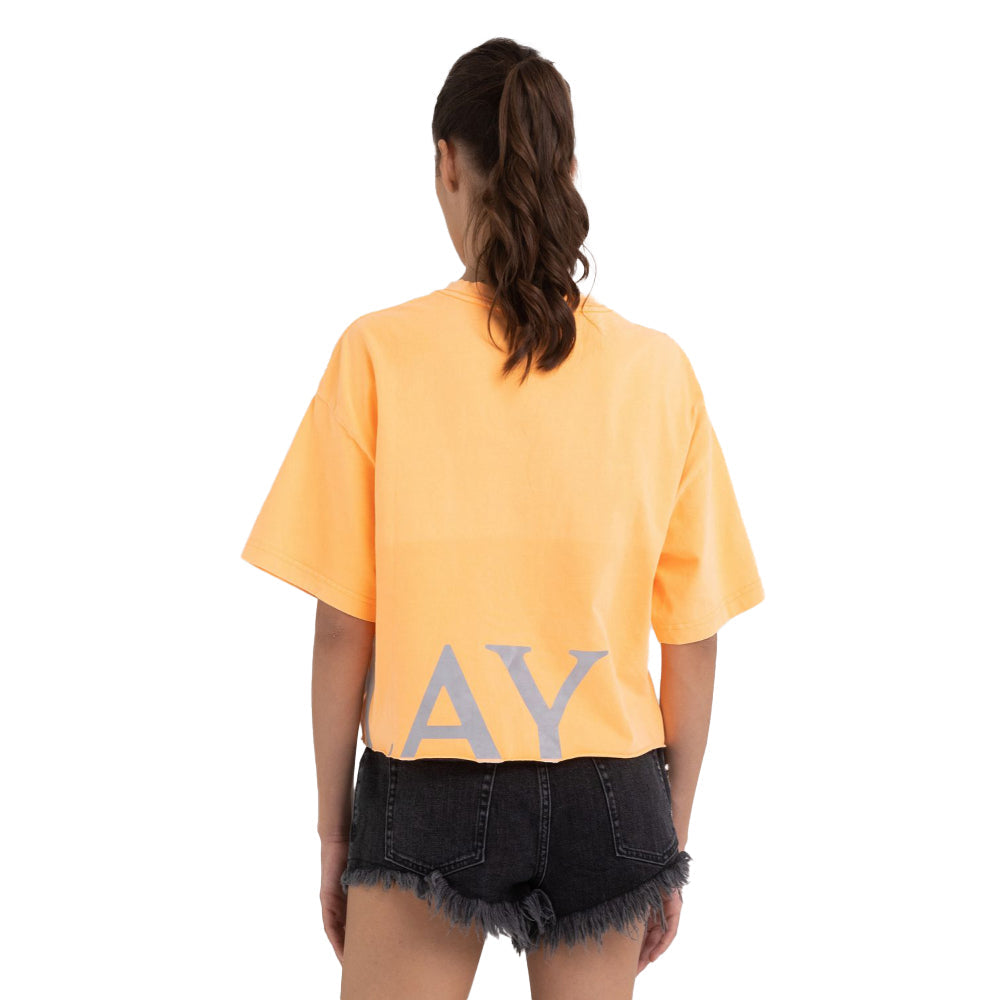 Replay Women's Cropped T-shirt with Print