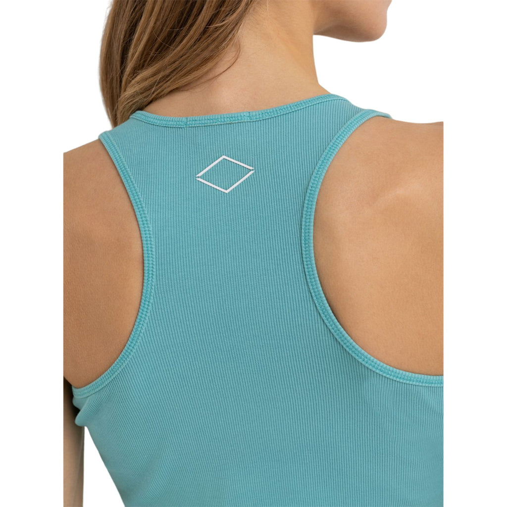 Replay Women's Slim Fit Ribbed Top With Print