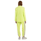 Replay Women's Single-breasted Blazer with Contrasting-colored Bands