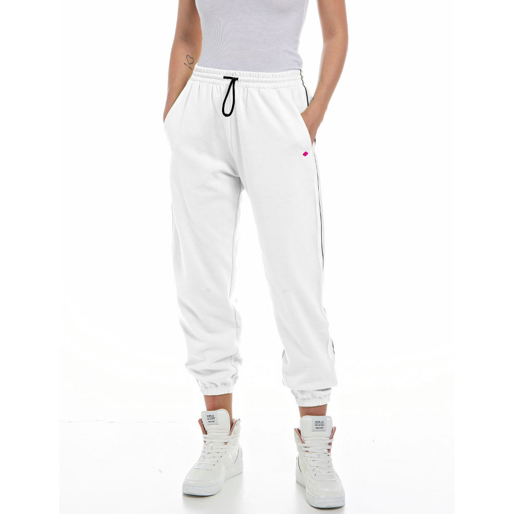Replay Women's Jogger Trousers with Striped Bands