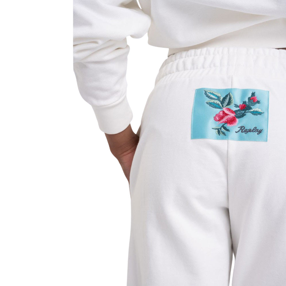 Replay Women's Light Cotton Fleece Jogger Pant