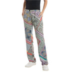 Replay Women's All Over Printed Viscose Satin Pant