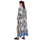 Replay Women's Viscose Shirt-dress with Batik Print