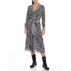 Midi Dress Mix All-over Printed Poly Maro