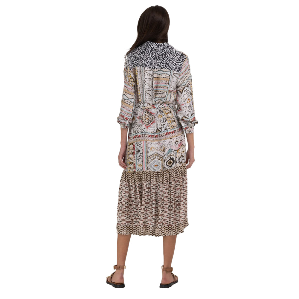 Replay Women's Shirt-dress with All-over Print