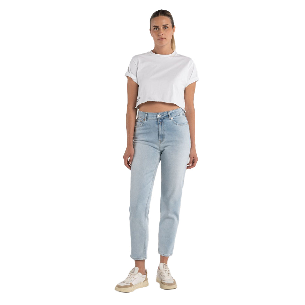 Replay Women's Kiley Hight Waist Tapered Leg Jean