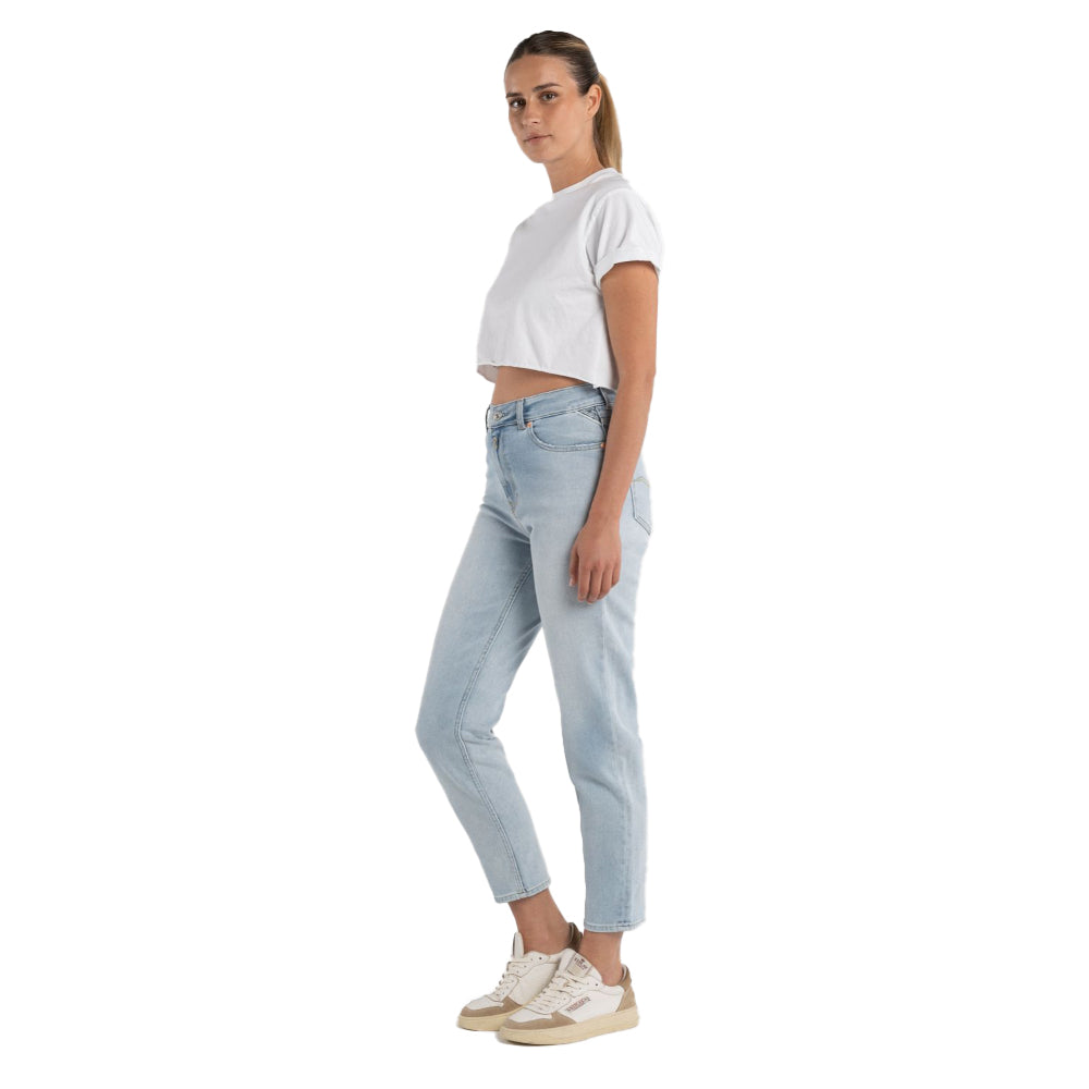 Replay Women's Kiley Hight Waist Tapered Leg Jean
