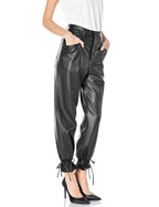 Replay Women's High Waist Tapered Leg Pant Black