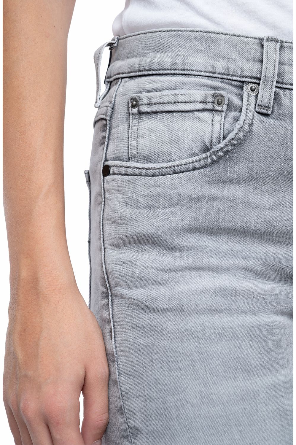 بنطلون جينز بخصر عالٍ وقصّة ساق واسعة (Bootcut) للنساء من ريبلاي