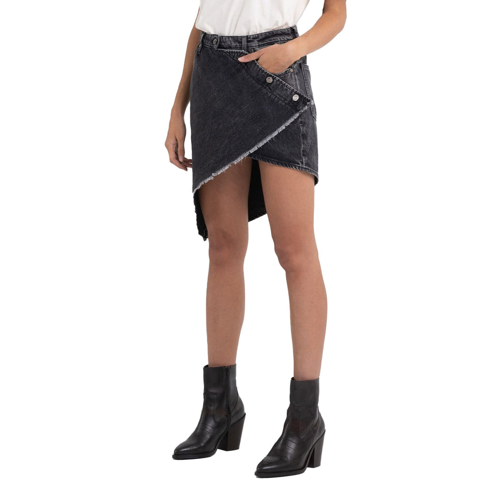 Replay Women's Atelier Denim Wrap Skirt