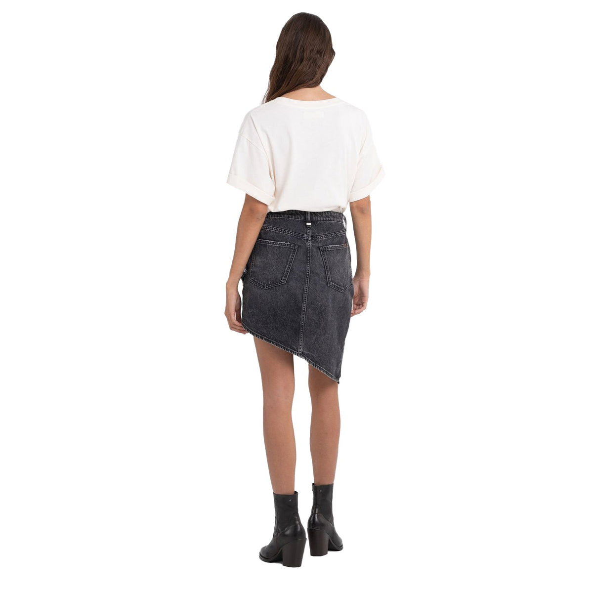 Replay Women's Atelier Denim Wrap Skirt