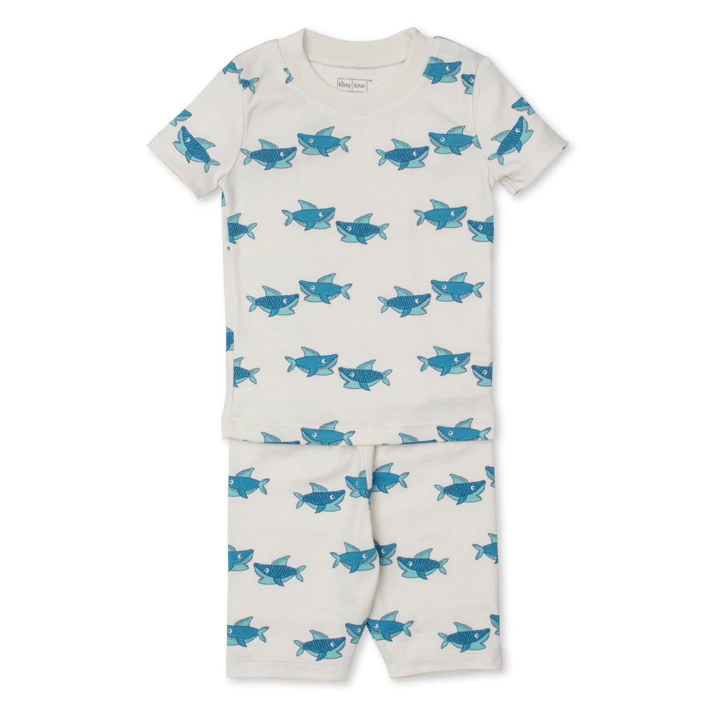 Kissy Kissy Kids White & Blue Pyjama Set