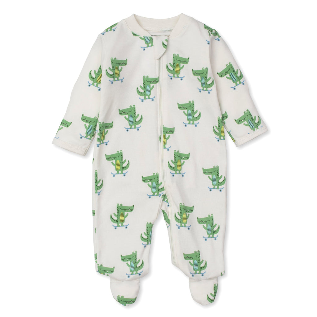 Kissy Kissy Kids New Born Boy's Green Sleepsuit & Hat