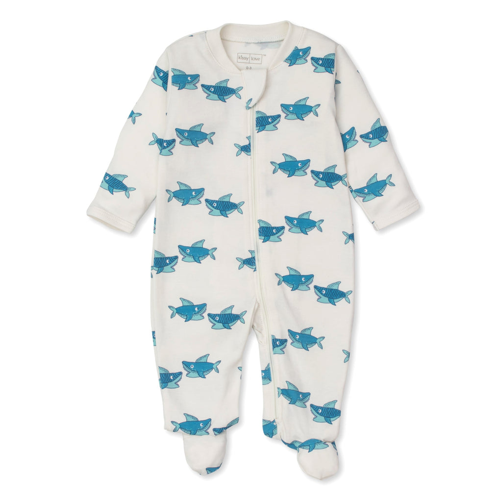 Kissy Kissy Kids New Born Boy's Blue Sleepsuit & Hat