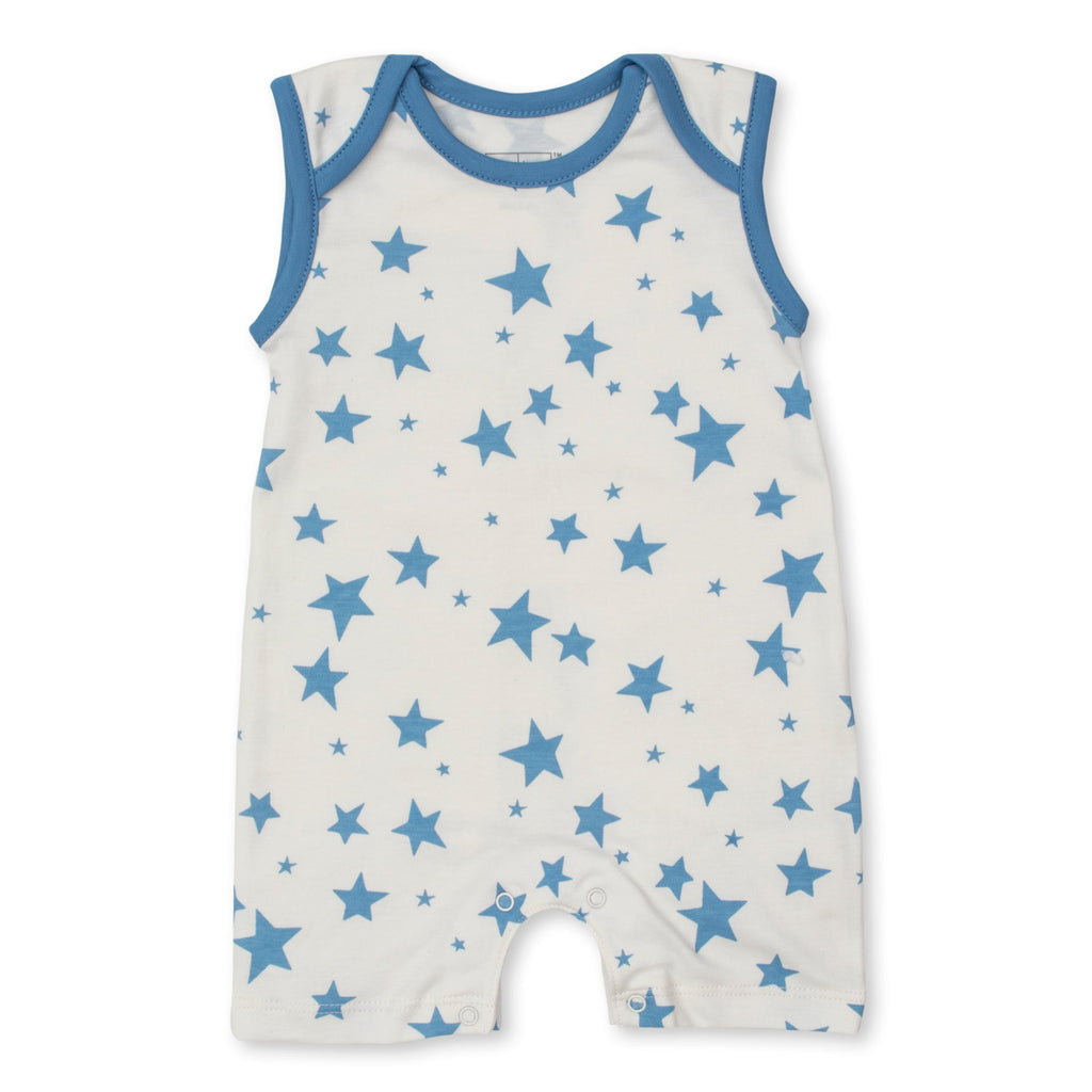 Kissy Kissy Kids New Born Boy's Blue Romper  XBR00463I