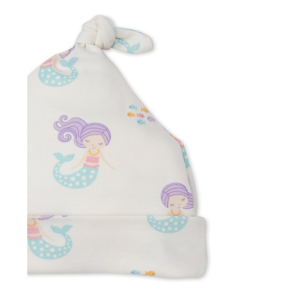 Kissy Kissy Kids New Born Girl's Multicolor Sleepsuit & Hat