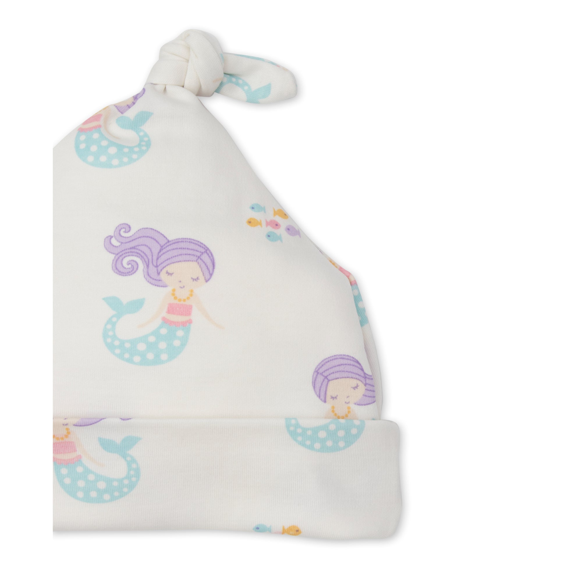 Kissy Kissy Kids New Born Girl's Multicolor Sleepsuit & Hat
