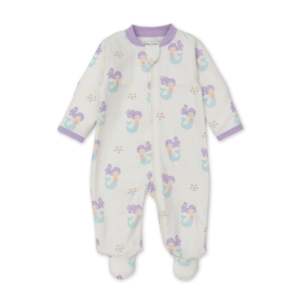 Kissy Kissy Kids New Born Girl's Multicolor Sleepsuit & Hat