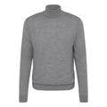 Bugatti Men's Polo-neck Sweater Made from Merino Wool