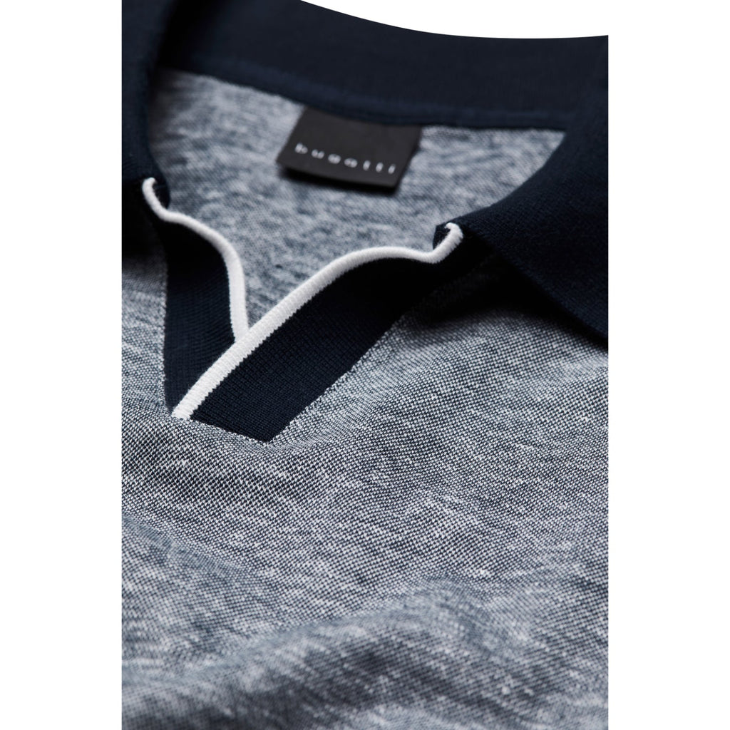 Bugatti Men's Polo Shirt with Contrast Trim
