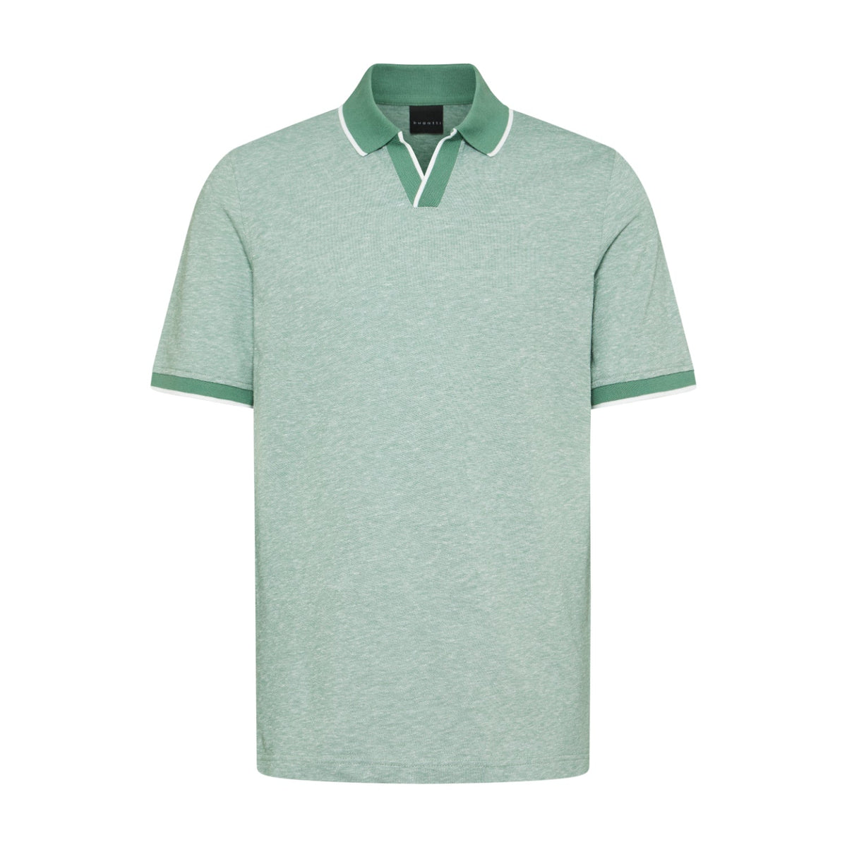 Bugatti Men's Polo Shirt with Contrast Trim