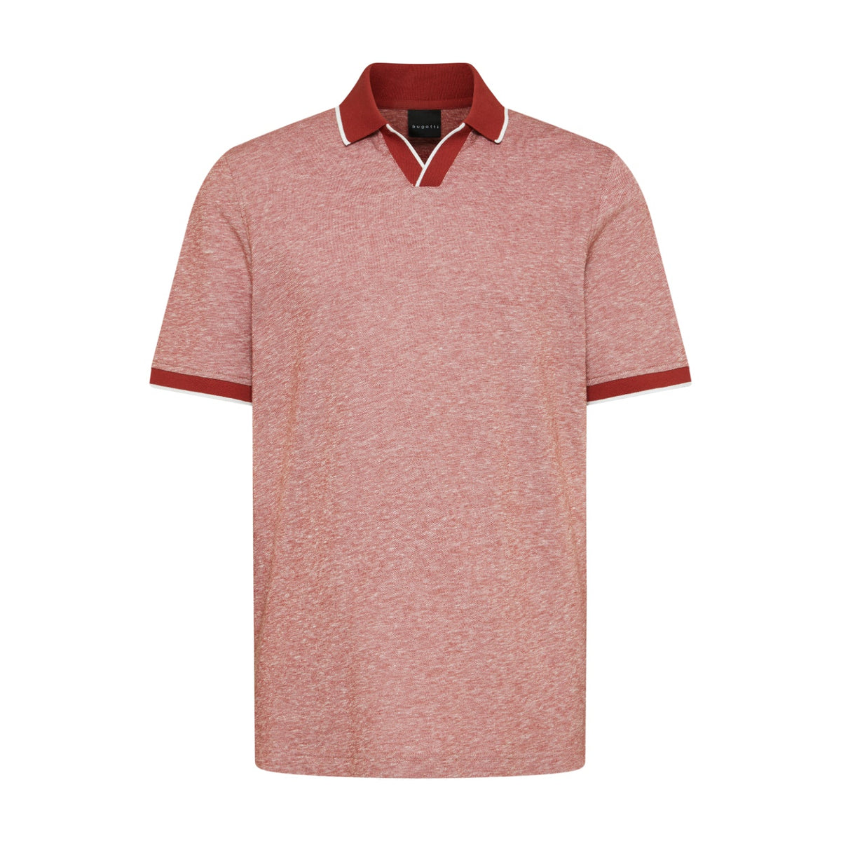 Bugatti Men's Polo Shirt with Contrast Trim