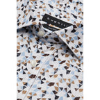 Bugatti Men's Navy Blue & White Casual Shirt