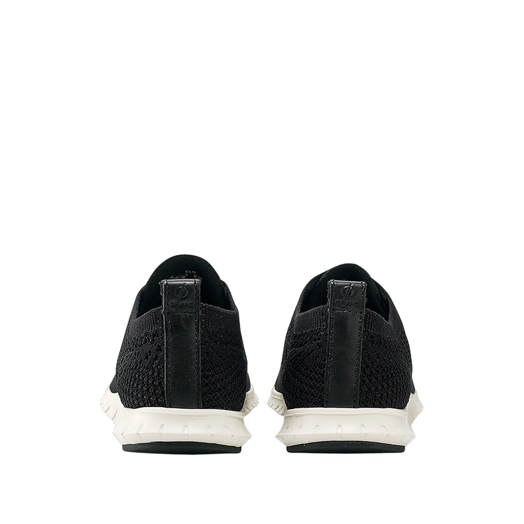 Cole Haan ZERØGRAND Stitchlite Oxford Black Knit/Leather/Ivory Size 10