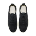 Cole Haan ZERØGRAND Stitchlite Oxford Black Knit/Leather/Ivory Size 10