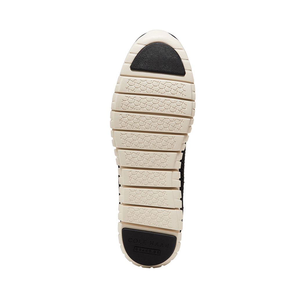 Cole Haan ZERØGRAND Stitchlite Oxford Black Knit/Leather/Ivory Size 10